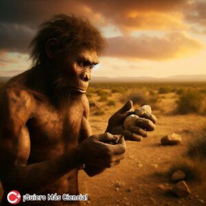 herramientas de Oldowan, evolución humana, talla por percusión, tecnología primitiva, Paranthropus aethiopicus,