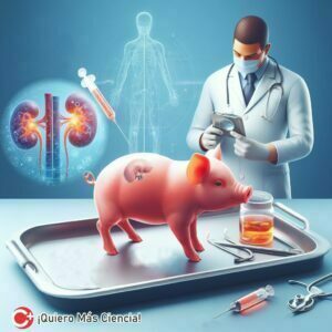 trasplante, riñón de cerdo a humano, xenotrasplantes, rechazo inmunológico, escasez de órganos,