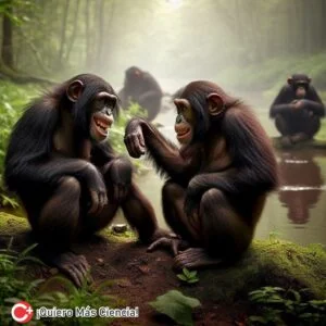 Los simios bromean con un sentido de humor que refleja su inteligencia social, una forma de comunicación y aprendizaje.