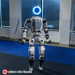 El robot de Boston Dynamics Atlas 001 es una maravilla de la ingeniería moderna. El software avanzado permite una operación eficiente.